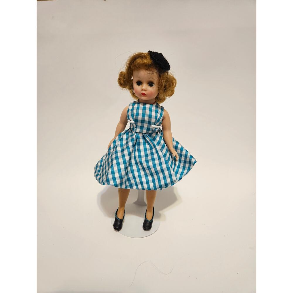 Madame Alexander Cissette Doll – Handmade Silk Dress, Stockings, Shoes & Hat